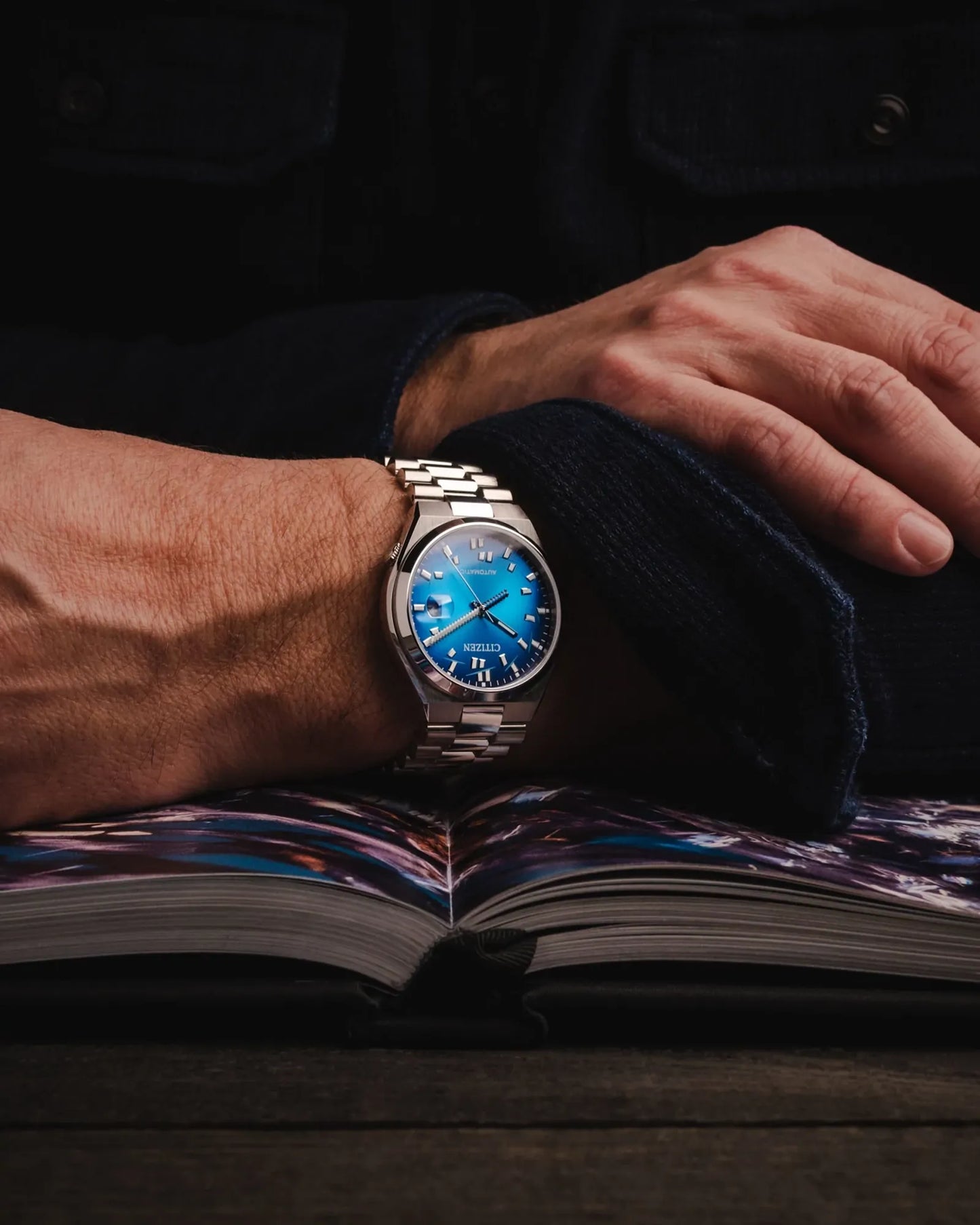Citizen Tsuyosa x Seconde Seconde Limited Edition Automatic Blue Dial NJ0157-81L