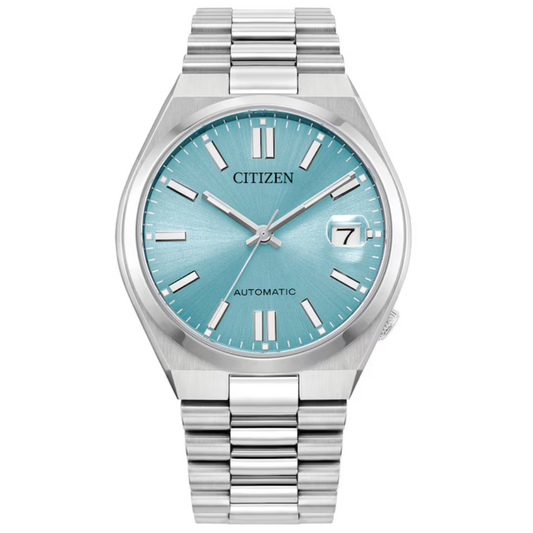 Citizen Tsuyosa Automatic 37mm Aqua Blue Dial Stainless Steel Bracelet NJ0200-50L