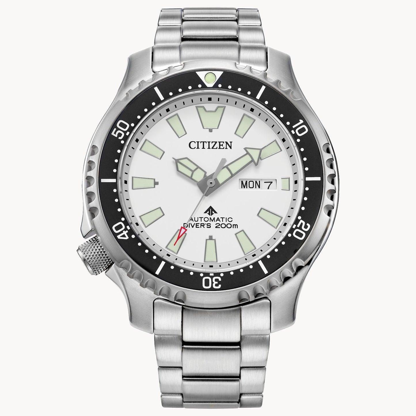 Citizen Promaster Dive Automatic White Dial Stainless Steel Bracelet NY0150-51A