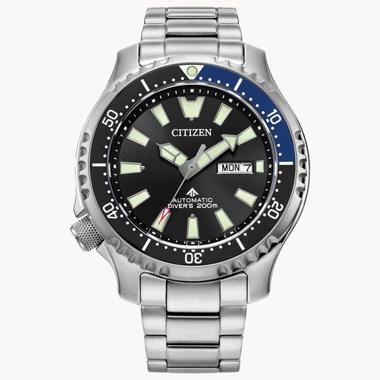 Citizen Promaster Dive Automatic Black Dial Steel Bracelet NY0159-57E