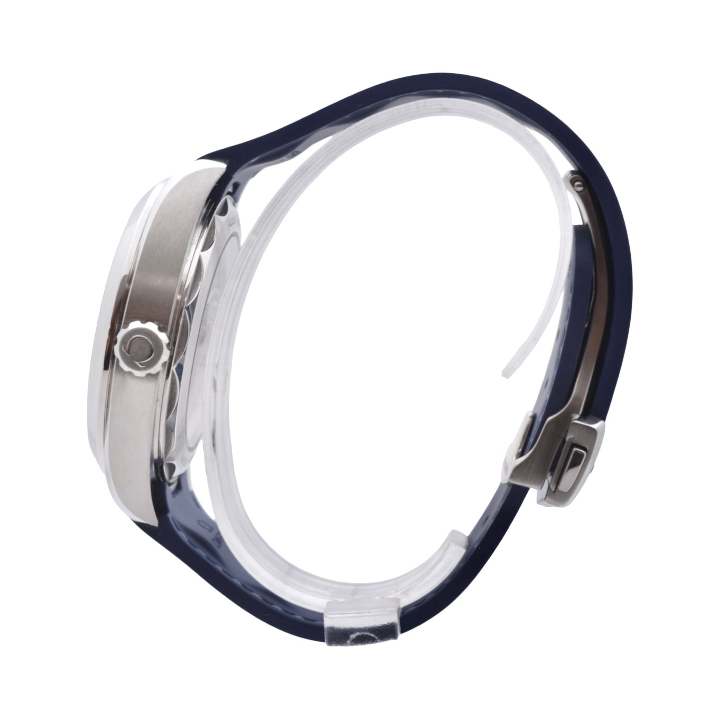 Omega Seamaster Aqua Terra 150M Worldtimer 43mm  Co-Axial Blue Teak Dial Rubber Strap 220.12.43.22.03.001
