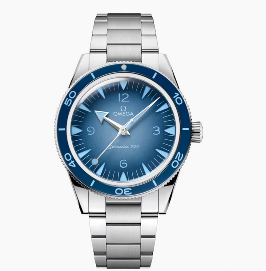 Omega Seamaster 300 Summer Blue Co-Axial 41mm Steel on Steel 234.30.41.21.03.002