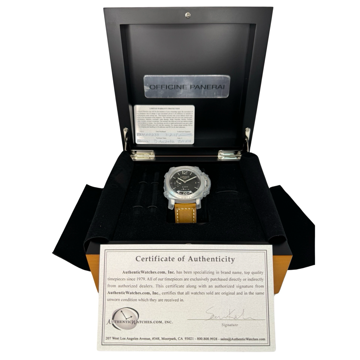 Panerai Luminor 1950 8 Days GMT Limited Edition PAM00233