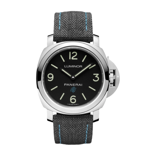 Panerai Luminor Base Logo 3 Days Manual Black Dial Blue Strap PAM00774