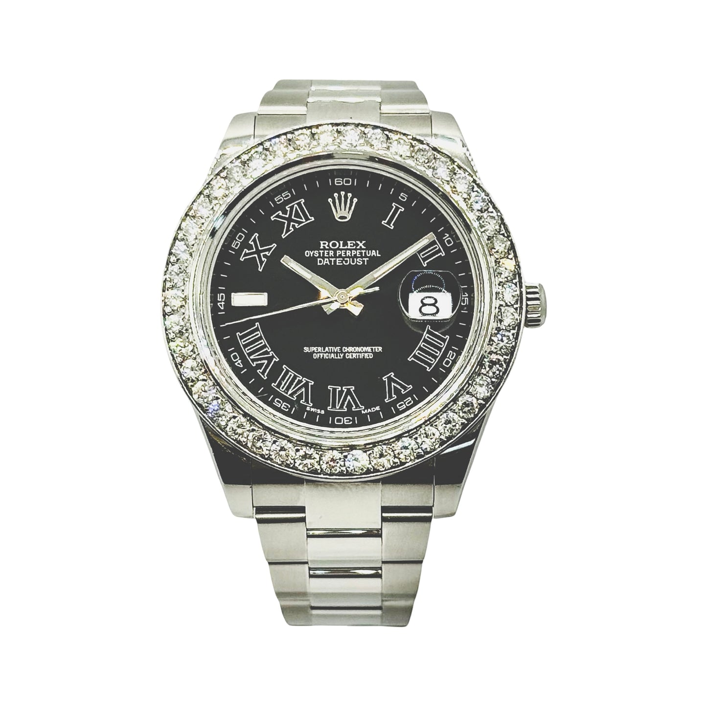 Rolex Datejust II 41mm Dark Grey Dial Oystersteel Bracelet 116300