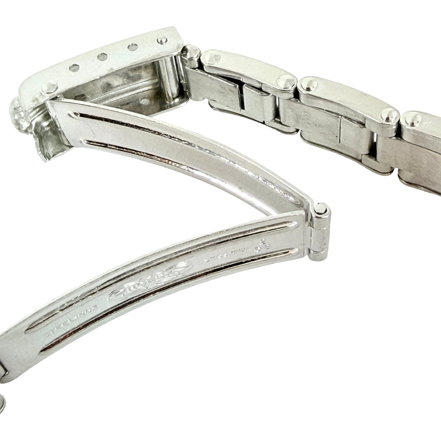 Rolex Datejust 25mm White Roman Dial Stainless Steel Riveted Oyster Bracelet 6517