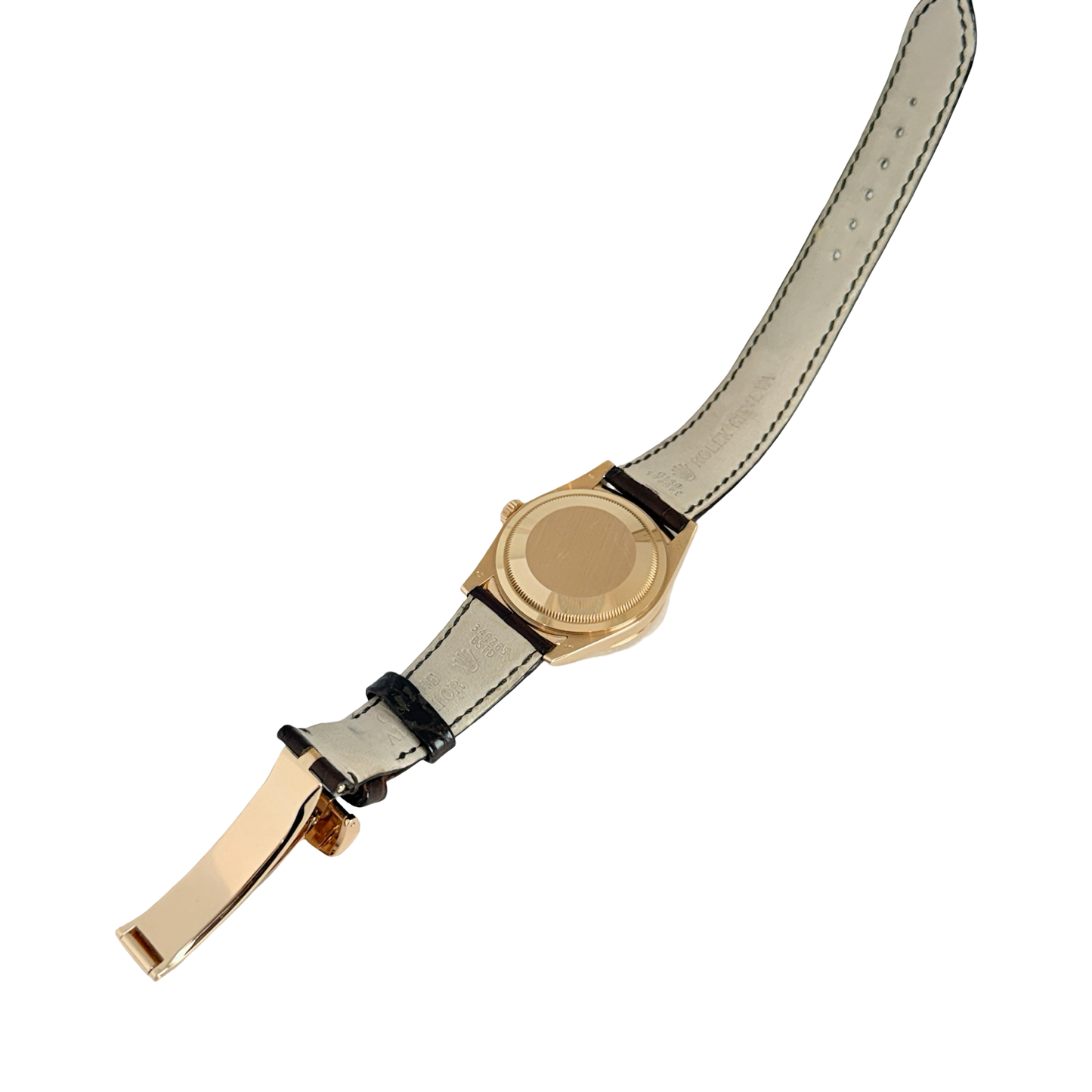 Rolex Day-Date 36 18K Everose Gold Chocolate Dial Brown Alligator Strap 118135