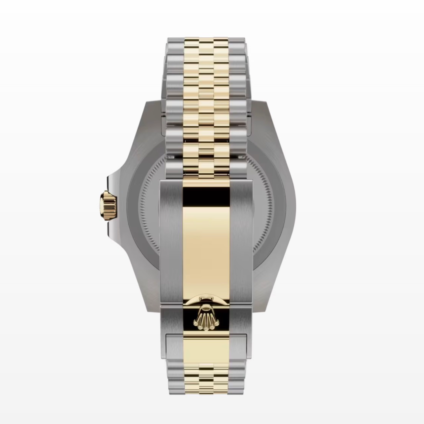 Rolex GMT-Master II 40mm Oystersteel and Yellow Gold Jubilee Bracelet Black Dial Ref. 126713GRNR