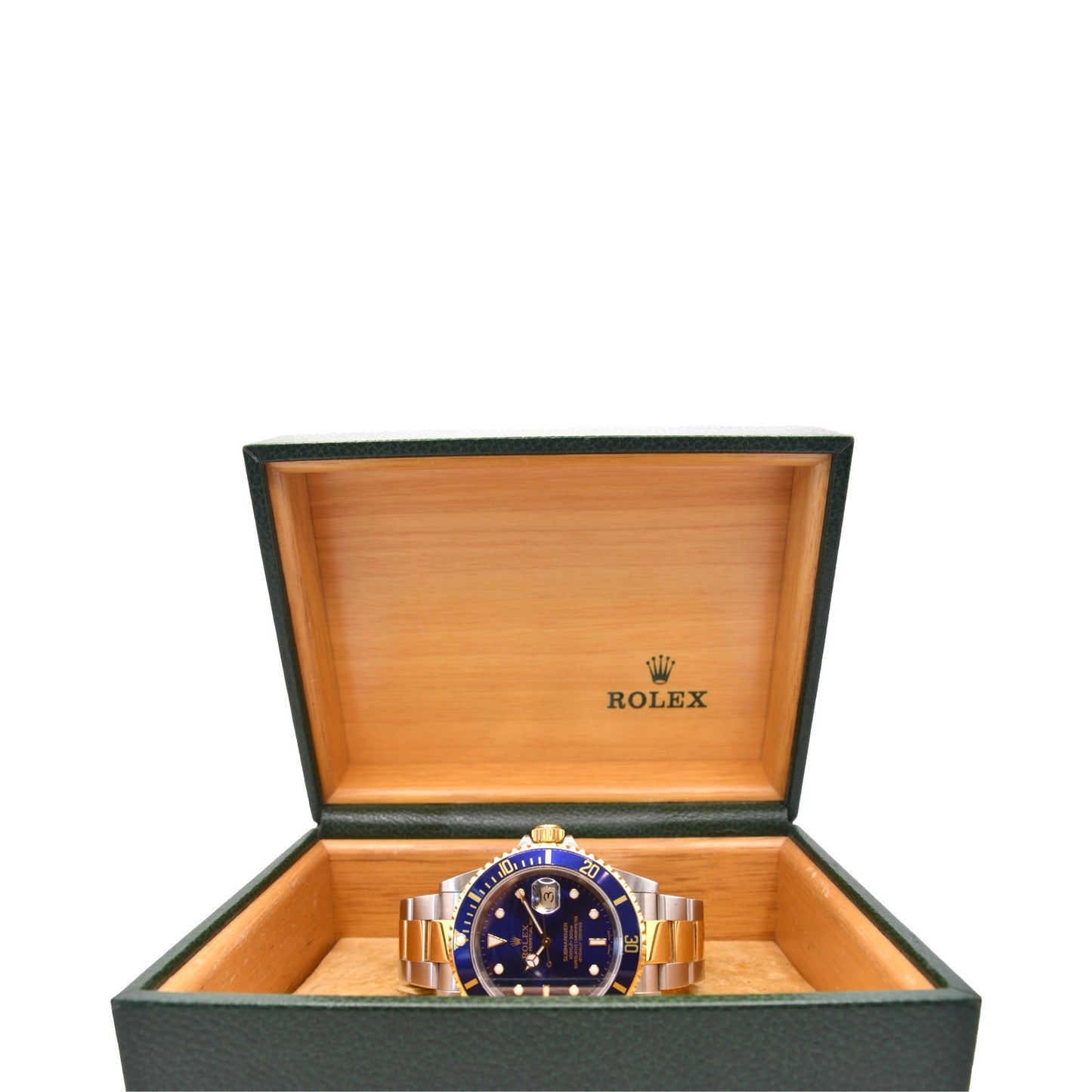 Rolex Submariner Date 40mm  "Bluesy" Dial 18K Yellow Gold and Stainless Steel 16613