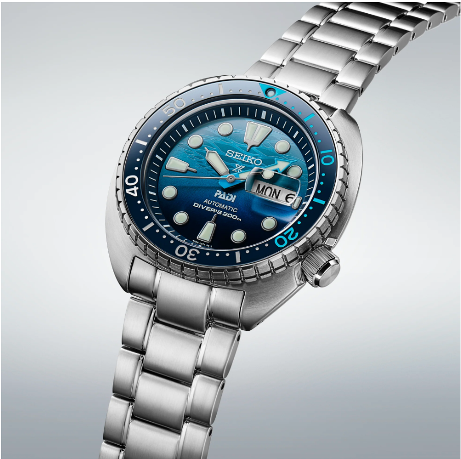 Seiko Prospex PADI Special Edition Automatic Blue Dial Stainless Steel Bracelet SRPK01