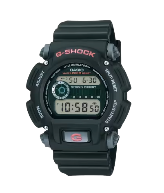 G-SHOCK Black Digital Mens Watch DW9052-1V