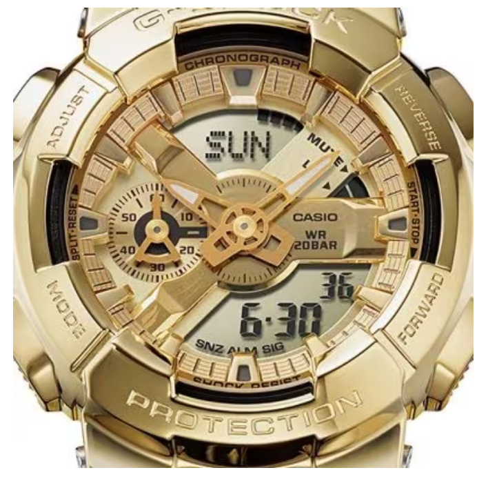 G-SHOCK Gold Analog-Digital Women's Watch GM110SG-9A