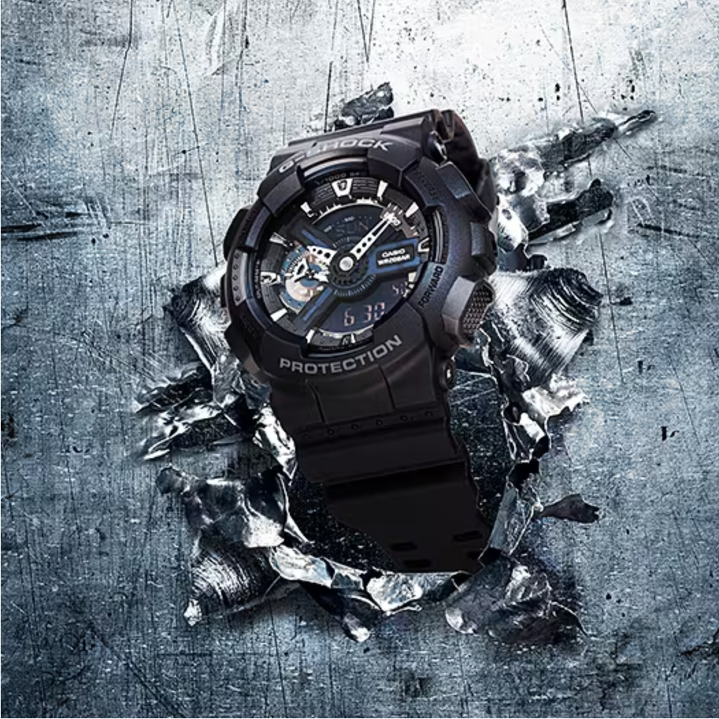 G-Shock Analog-Digital Black GA110-1BCR