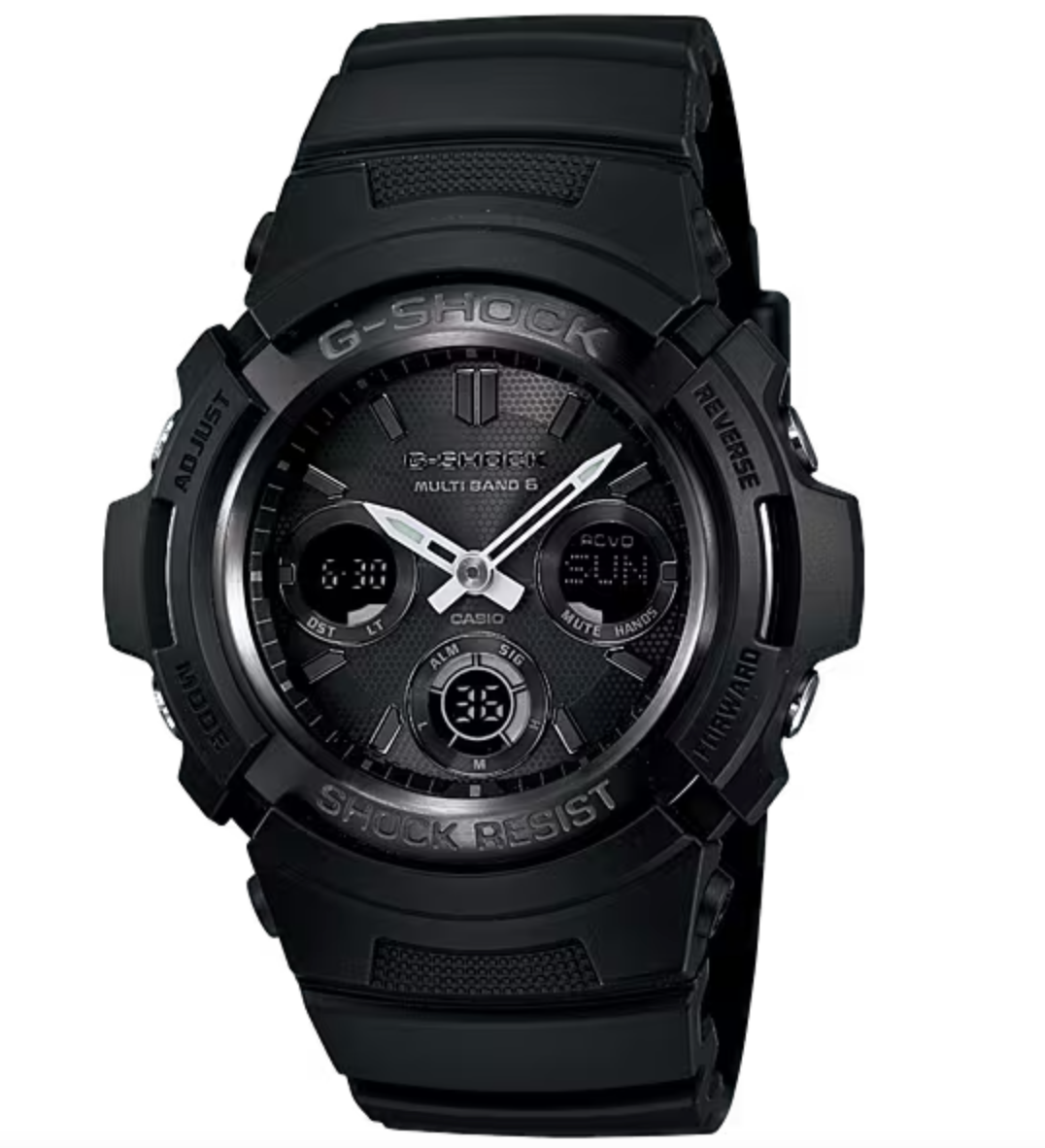 G-Shock M100 Series Analog Digital Tough Solar Black AWGM100B-1ACR