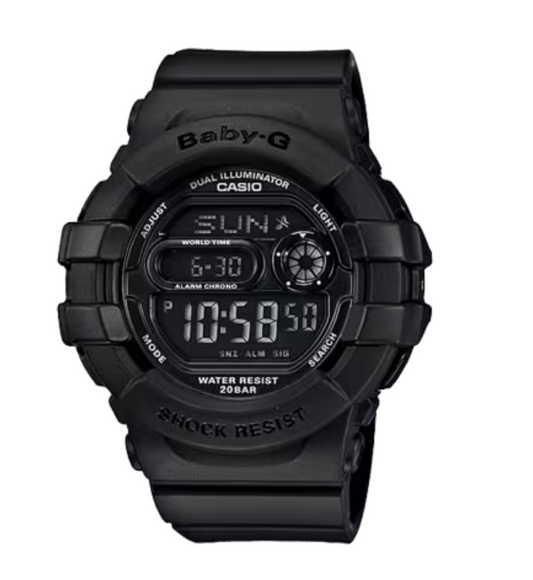 Casio Baby G Big Size Analog Digital Black BGD140-1ACR