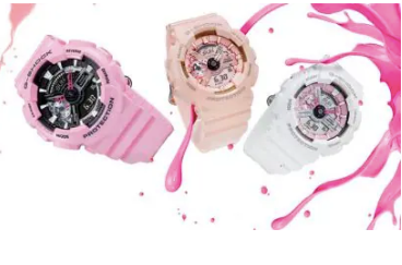 G-Shock Womens Pink Analog Digital Watch GMAS110MP-4A1