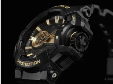 G-Shock Mens Analog Digital Watch Black/Gold GA400GB-1A9