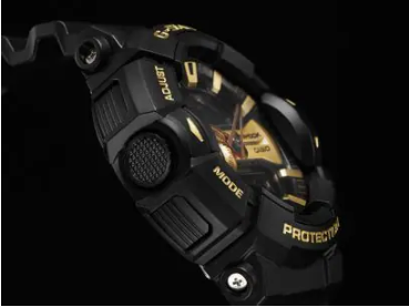 G-Shock Mens Analog Digital Watch Black/Gold GA400GB-1A9