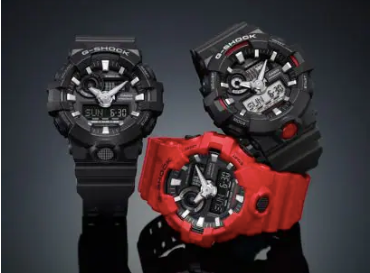 G-Shock Mens Analog Digital Red GA700-4A