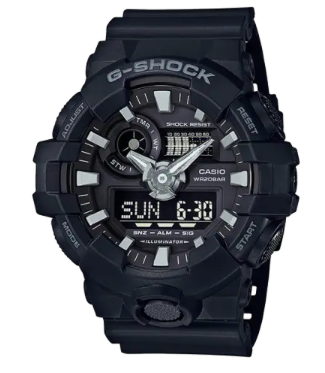 G-Shock Mens Analog Digital Watch Black GA700-1B