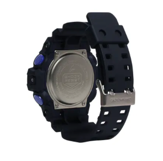 G-Shock Mens Analog Digital Black/Blue Violet GA700VB-1A