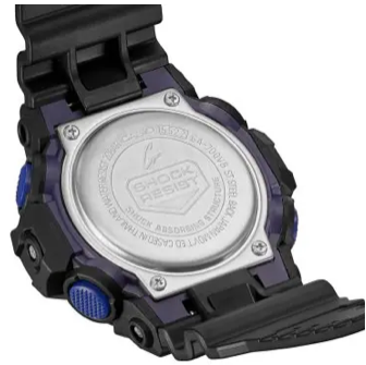 G-Shock Mens Analog Digital Black/Blue Violet GA700VB-1A