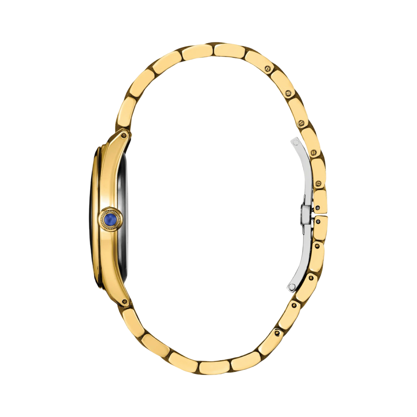 Citizen L Classic Eco-Drive Blue Dial Gold Tone Stainless Steel EM1142-84L