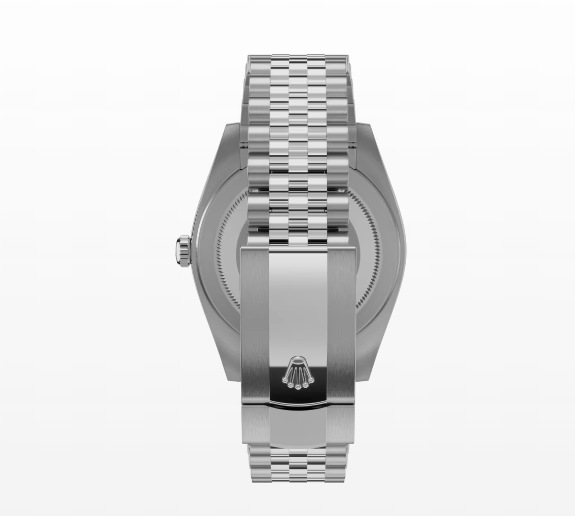 Rolex Datejust 41 Oystersteel and White Gold (Rolesor) Rhodium Slate Diamond Dial Jubilee Bracelet 126334