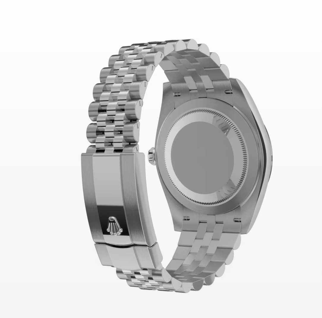 Rolex Datejust 41 Oystersteel and White Gold (Rolesor) Rhodium Slate Diamond Dial Jubilee Bracelet 126334