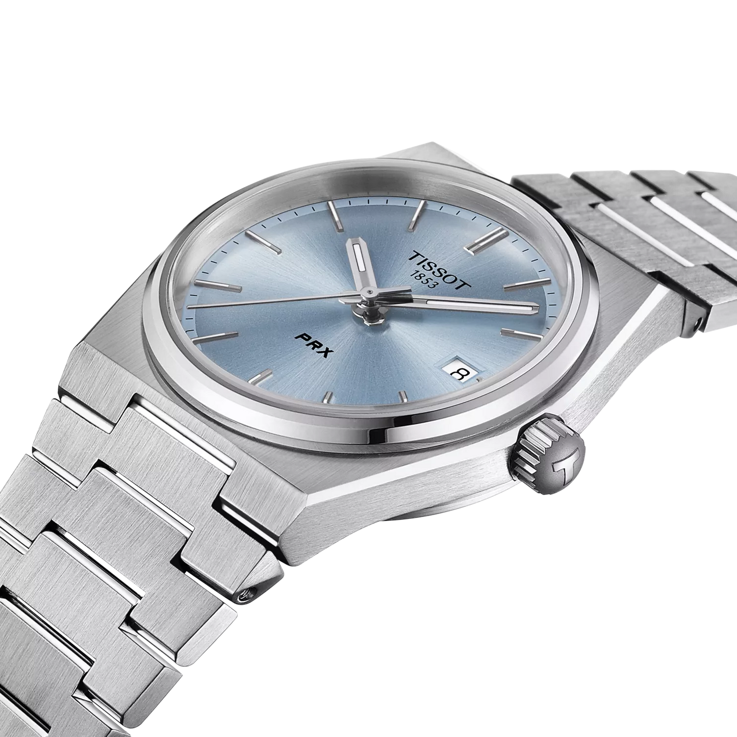 Tissot PRX 35mm Quartz Light Blue Dial Steel Bracelet T137.210.11.351.00