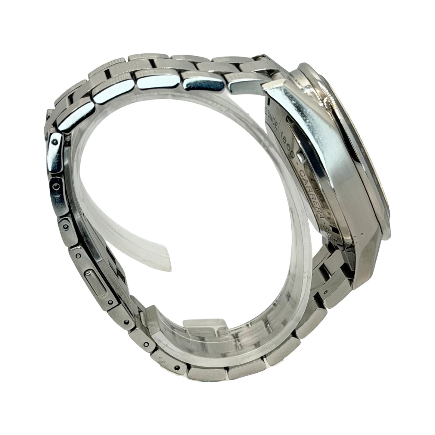 TAG Heuer Carrera Automatic Chronograph Black Dial Steel Bracelet CV2014.BA0794