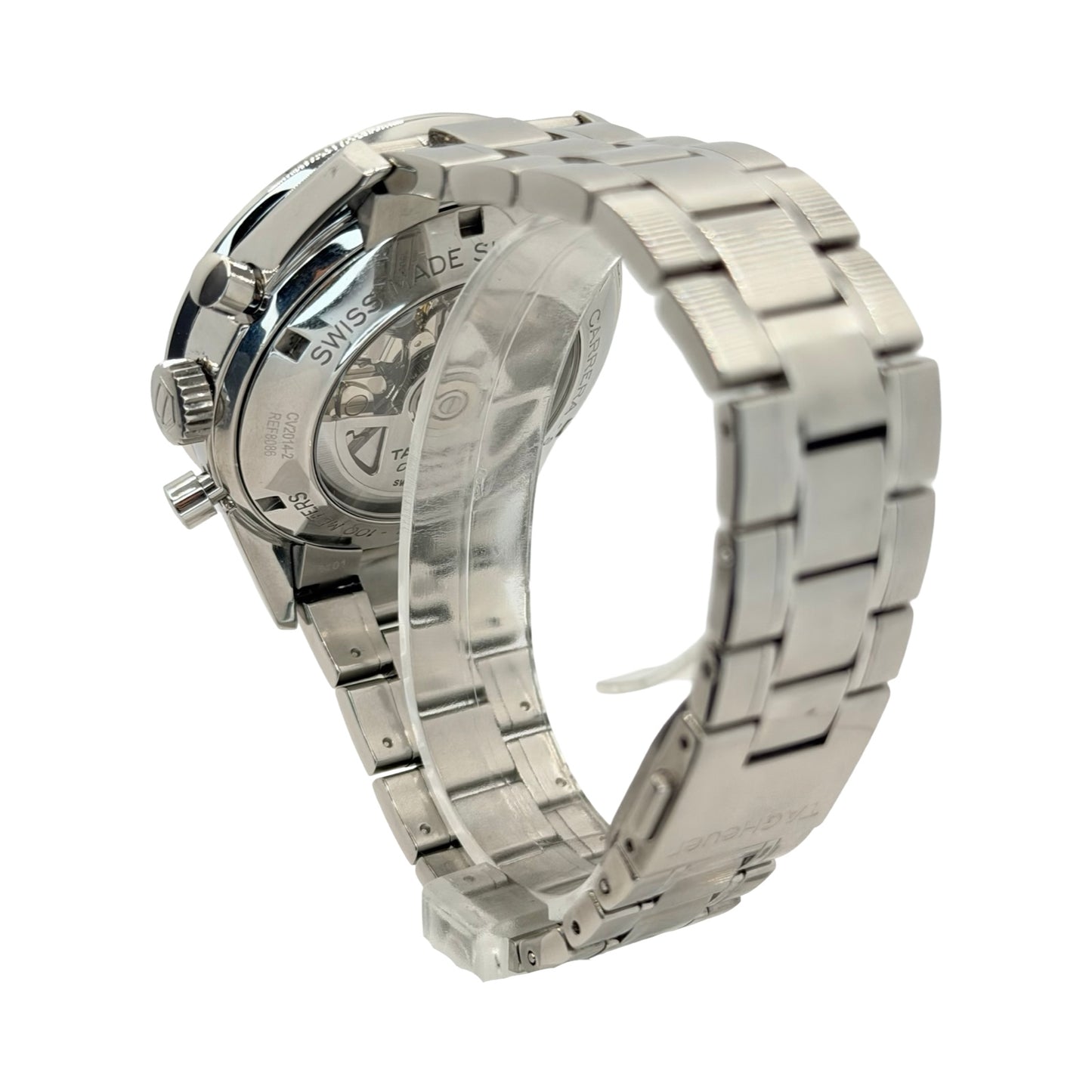 TAG Heuer Carrera Automatic Chronograph Black Dial Steel Bracelet CV2014.BA0794