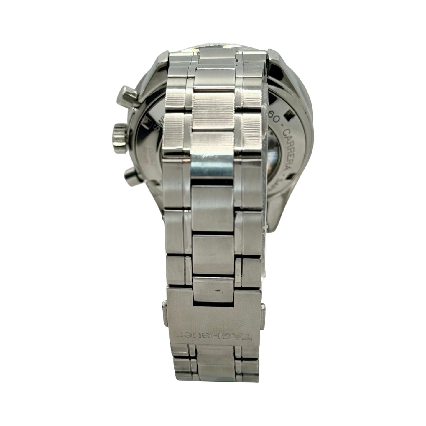 TAG Heuer Carrera Automatic Chronograph Black Dial Steel Bracelet CV2014.BA0794