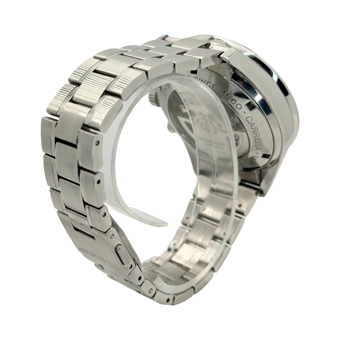 TAG Heuer Carrera Automatic Chronograph Black Dial Steel Bracelet CV2014.BA0794