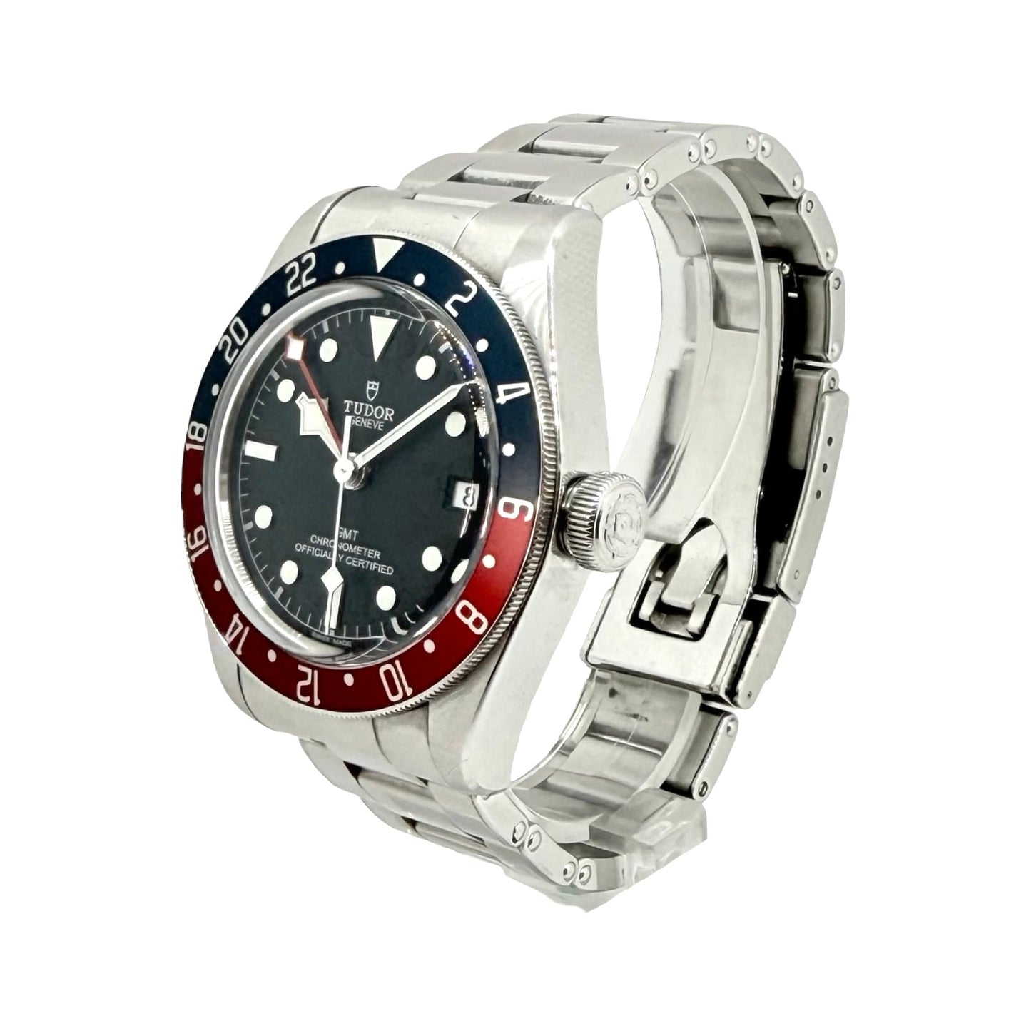 Tudor Black Bay GMT "Pepsi" Automatic 41mm Black Dial Stainless Steel Bracelet 79830RB
