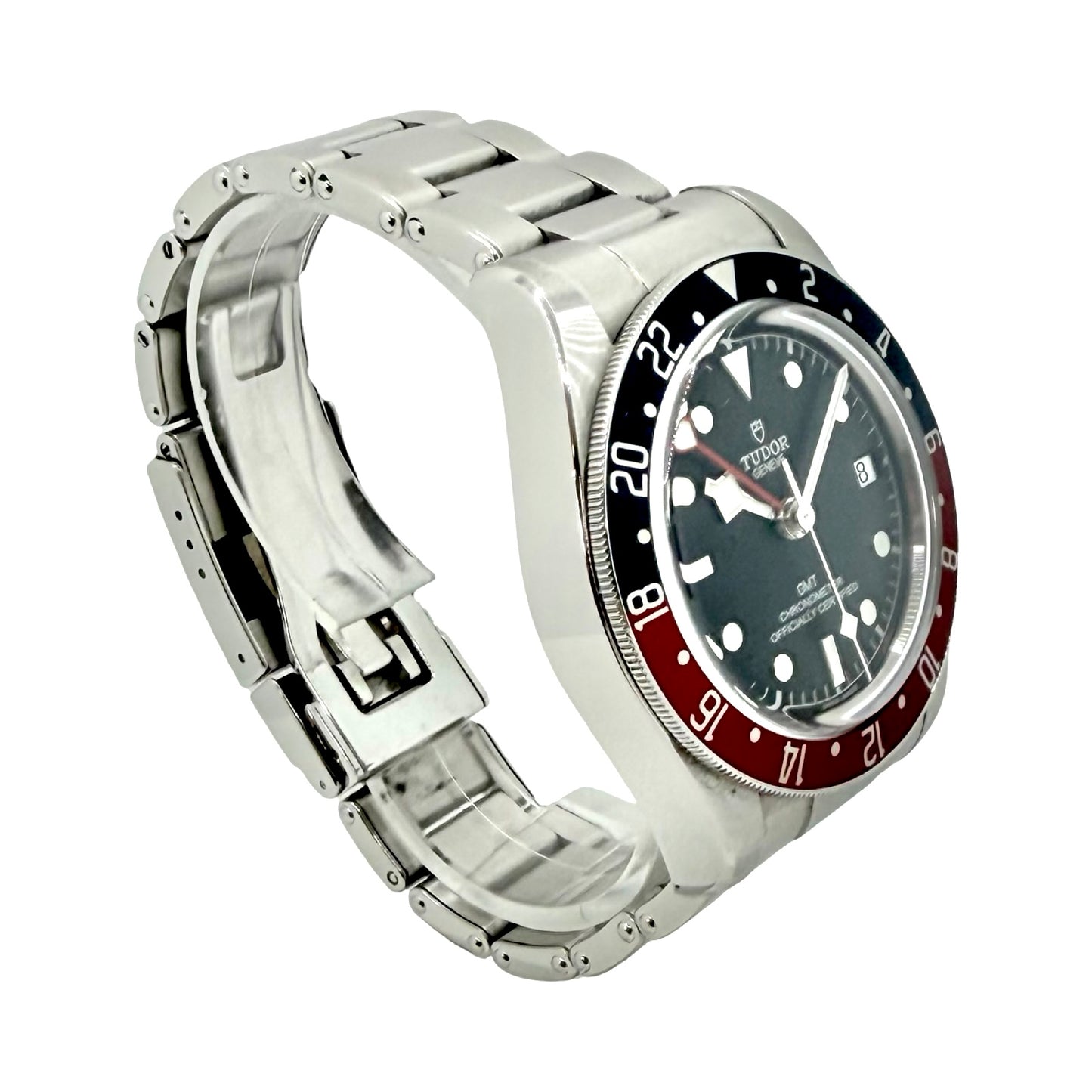 Tudor Black Bay GMT "Pepsi" Automatic 41mm Black Dial Stainless Steel Bracelet 79830RB