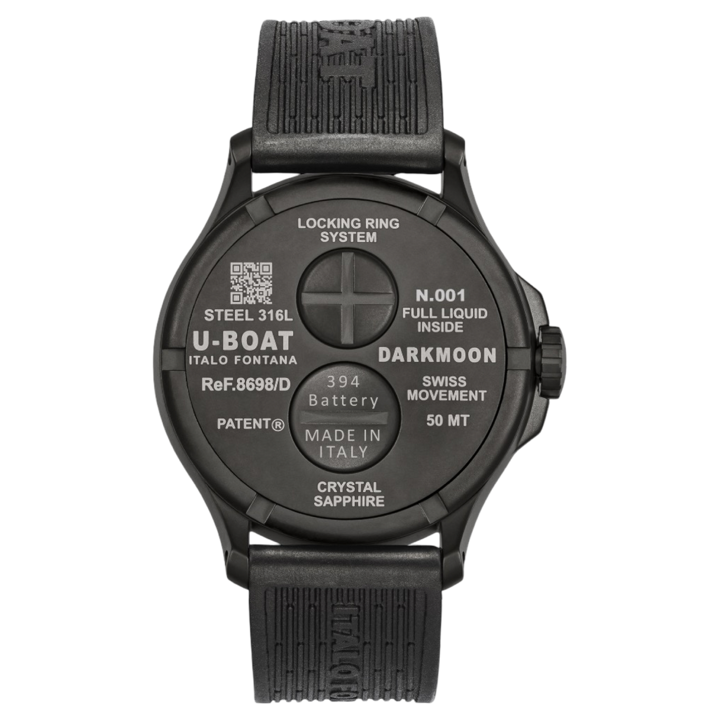 U-BOAT DARKMOON 44MM GREEN PVD SOLEIL CODE 8698/D
