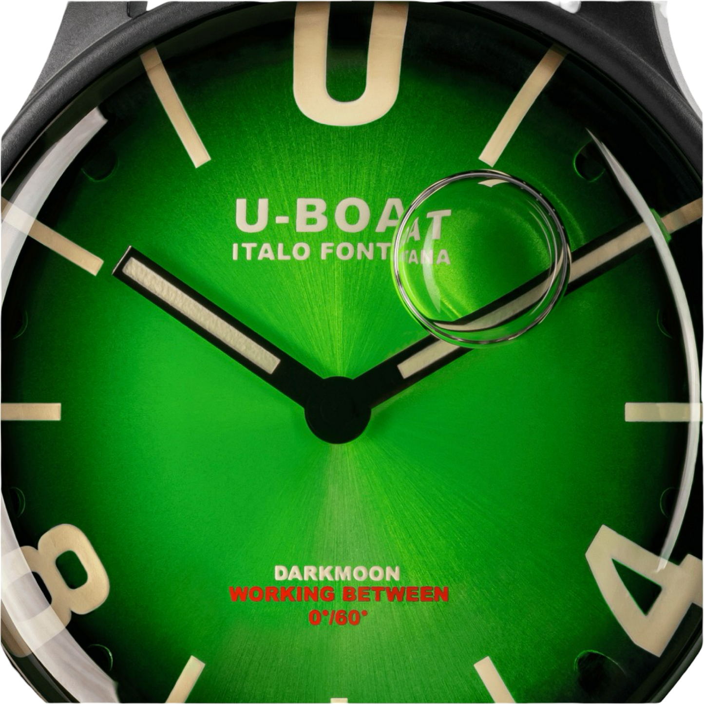 U-BOAT DARKMOON 44MM GREEN PVD SOLEIL CODE 8698/D