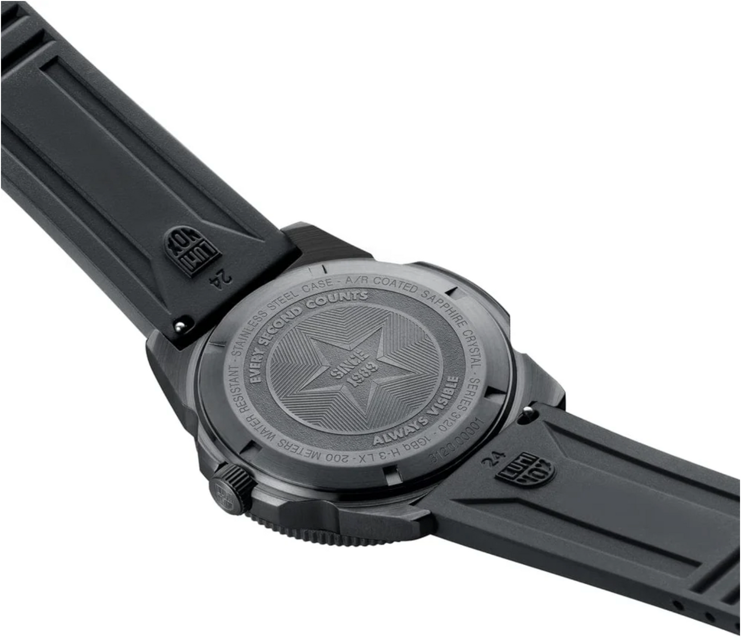 Luminox Pacific Diver 44mm Quartz Blue Dial IP Black Stainless Steel/Rubber XS.3123.B