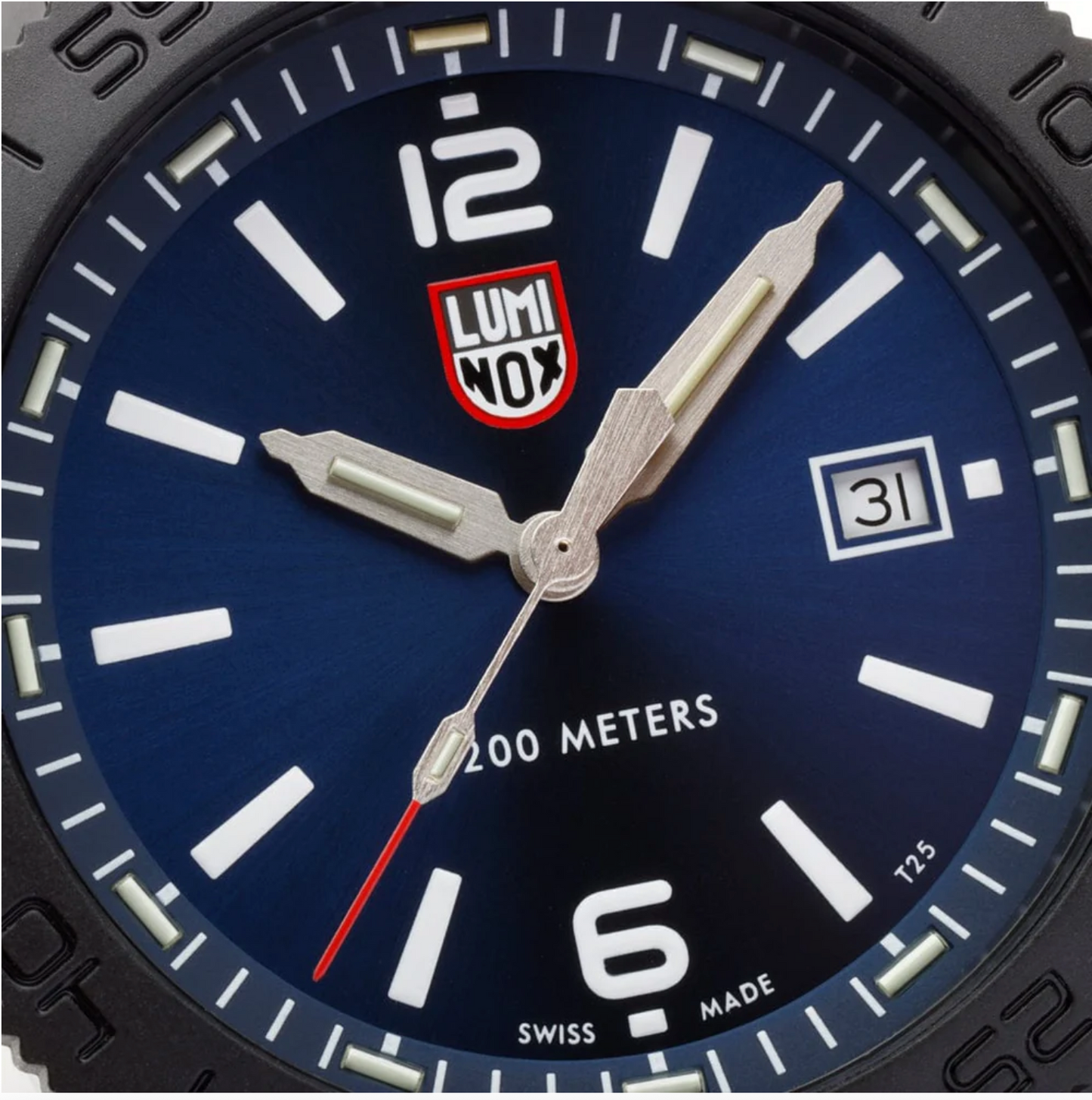 Luminox Pacific Diver 44mm Quartz Blue Dial IP Black Stainless Steel/Rubber XS.3123.B