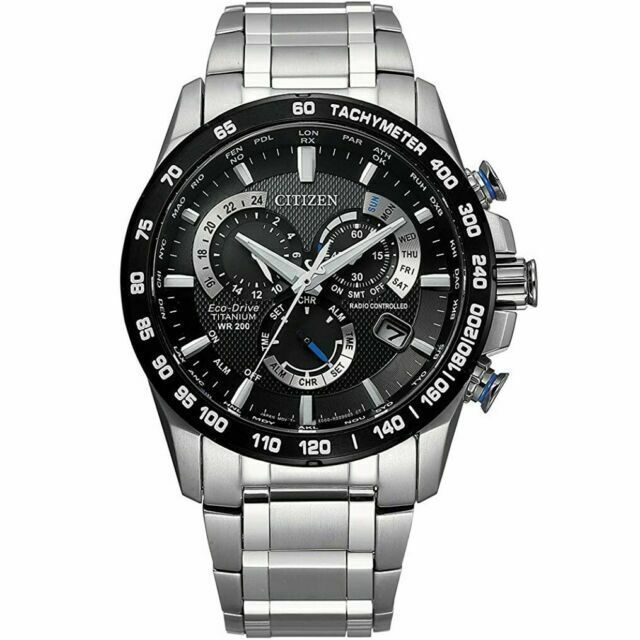 Citizen PCAT Black Dial Super Titanium Bracelet CB5908-57E