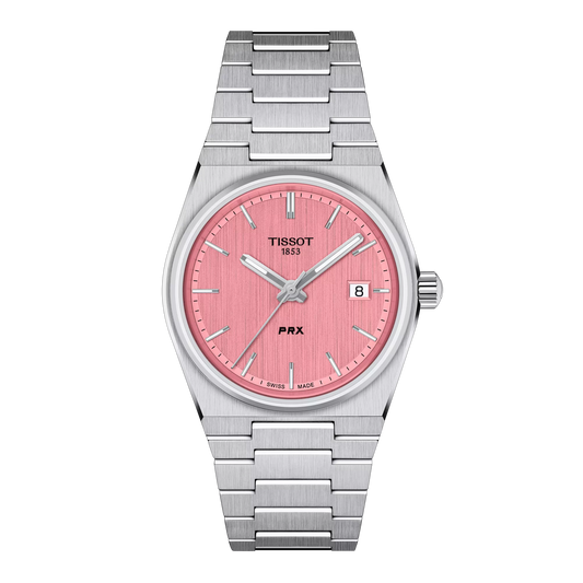 Tissot PRX 35mm Quartz Pink Dial Steel Bracelet T137.210.11.331.00