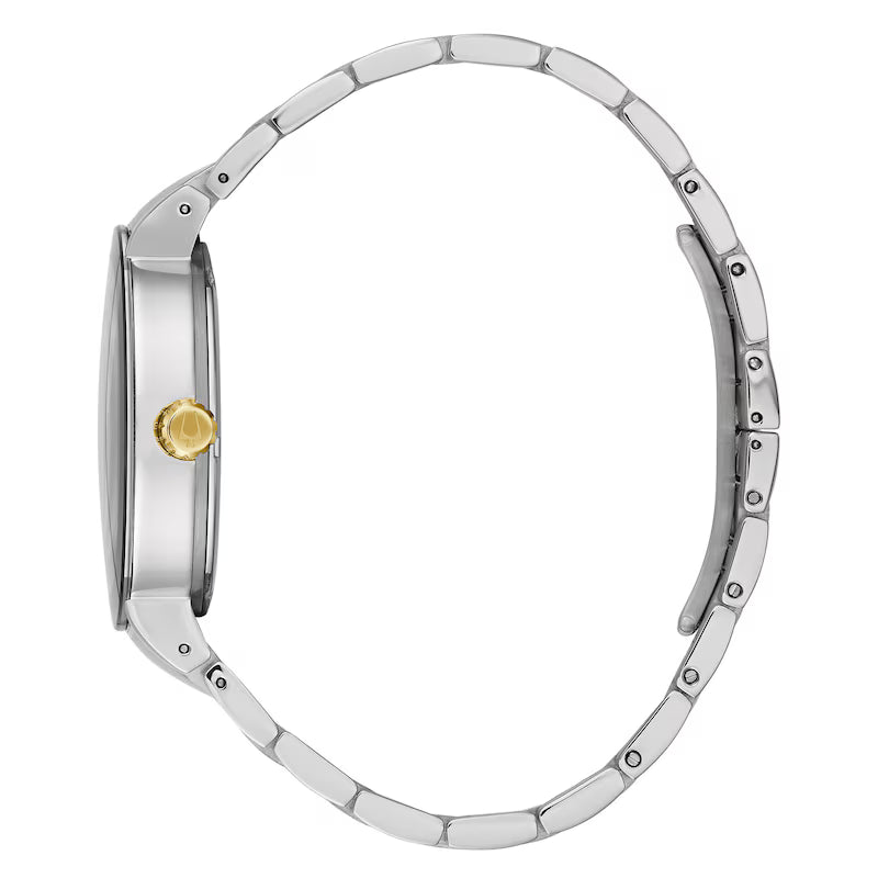 Bulova Futuro 40mm Quartz Blue Dial Gold-tone /Stainless Steel 98C148