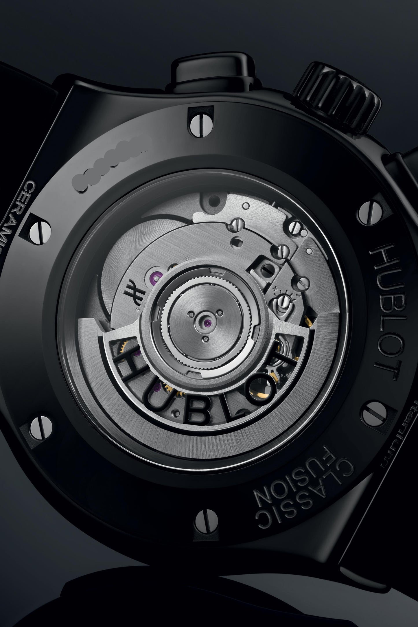 Hublot Classic Fusion Automatic Chronograph Black Magic 45mm Black Ceramic/Rubber 521.CM.1171.RX