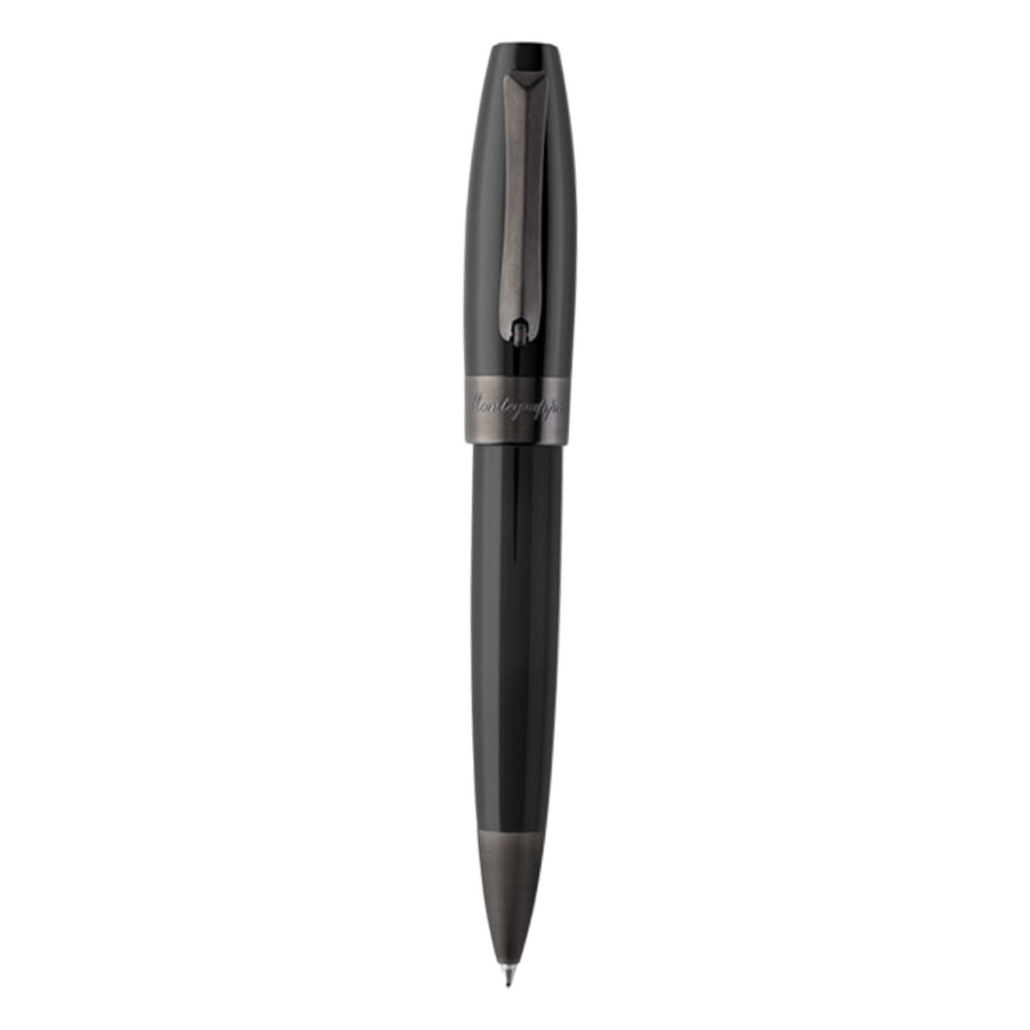 Montegrappa Fortuna Black Gunmetal Ballpoint Pen ISFORBLC