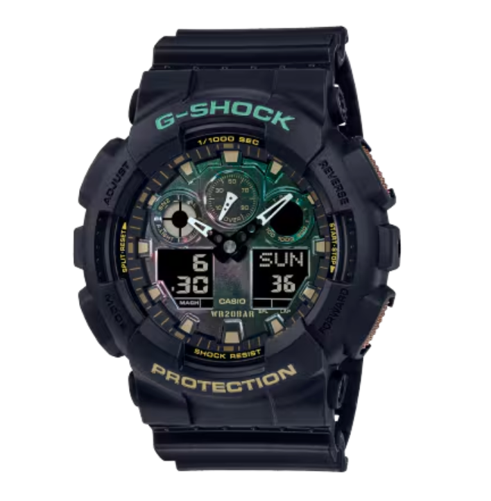 G-Shock GA-100 Series Black/Rust GA100RC-1ACR