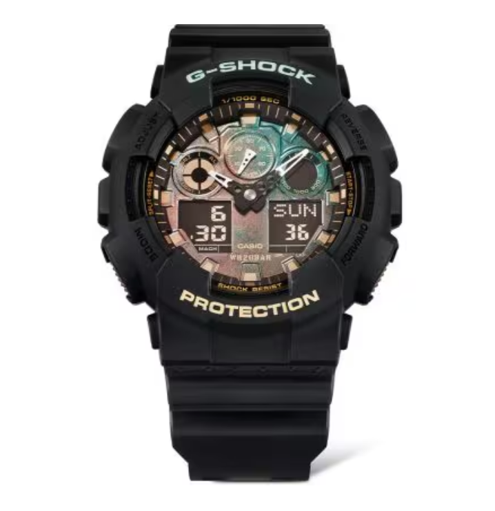 G-Shock GA-100 Series Black/Rust GA100RC-1ACR