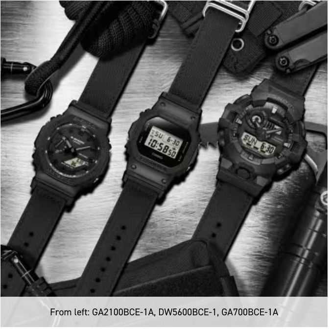 G-Shock 2100 Series Octagon Face All Black GA2100BCE-1ACR