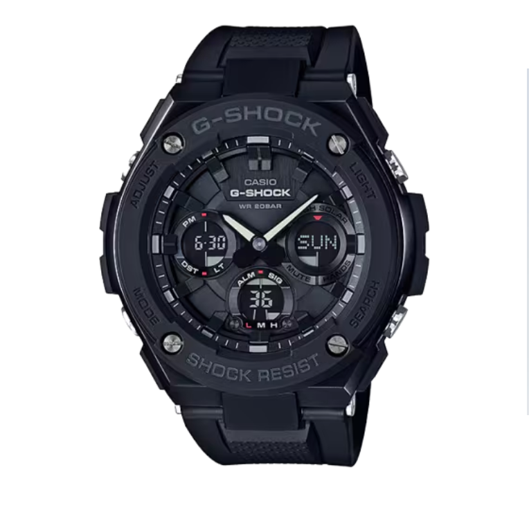 G-Shock GST-S100 Series Black Steel GSTS100G-1BCR