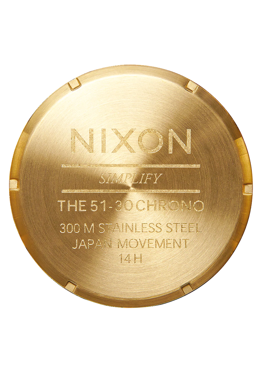 NIXON 51-30 Chrono Steel All Gold/Gold/Black A083-3192-00